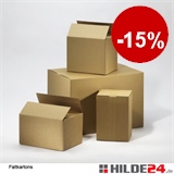 HILDE24 | Wellpapp-Faltkarton Standard 340 x 250 x 200 mm